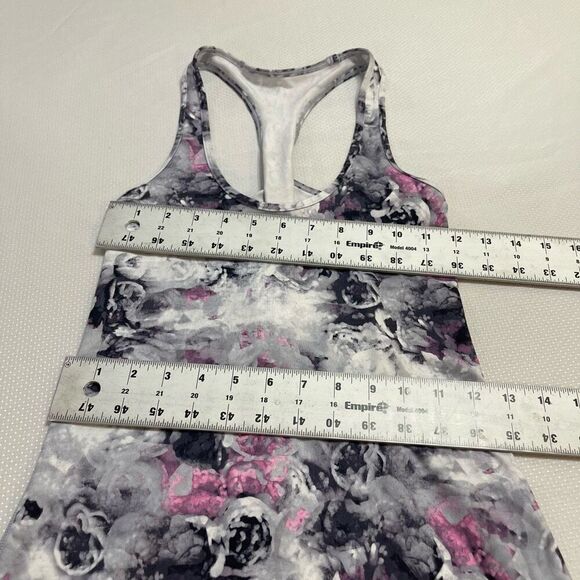 Lululemon Grey Purple Cool Racerback Tank Top Size Small Medium See Measurements - Picture 2 of 5